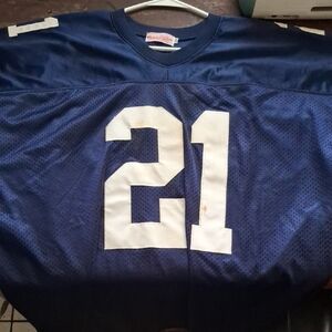 Mitchell & Ness Throwbacks Navy Jersey Patch.   Dion Sanders